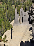 Fossil Fumaroles in the Pinnacles Area of Crater Lake National Park Photographic Print by Robert & Jean Pollock