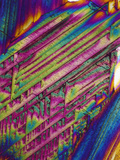 Recorcinol Crystals, Polarized, LM Photographic Print by George Musil