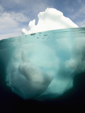 Antarctic Iceberg Showing That the Largest Mass Is Underwater Photographie par Louise Murray