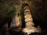Stalagmites, Carlsbad Caverns National Park, New Mexico, USA Photographic Print by Marli Miller