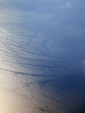 Aerial View of Wave Patterns Created by Ocean Currents, Pacific Ocean, California, USA Photographic Print by Marli Miller