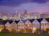 Alamo Square and the Victorian Style Painted Ladies Homes, San Francisco, California, USA Photographic Print by Patrick Smith
