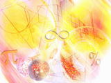 Mathematics Abstract with Movement in Time and Space Photographic Print by Carol & Mike Werner
