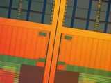 Micrograph of a Computer Microprocessor, LM X100 Photographic Print by Robert Markus