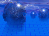 Biomedical Illustration of Mind Games Photographic Print by Carol & Mike Werner