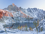 Early Winter Arrives at Lake Viviane in the Lower Enchantment Lakes Basin Photographic Print by Geoffrey Schmid