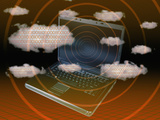 Cloud Computing Illustration Photographic Print by Carol & Mike Werner