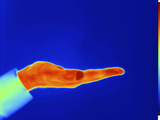 Thermogram of a Hand as If Holding or Offering Something Photographic Print by  GIPhotoStock