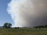 A Wildfire Releases Carbon to the Atmosphere as it Burns in the Rocky Mountains, Colorado, USA Fotografie-Druck von Jon Van de Grift