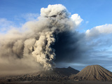 Ash Cloud from the Eruption of Mount Bromo Volcano, Tengger Caldera, Java, Indonesia Photographic Print by Richard Roscoe