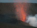Explosive Eruption from the Vent in the Crater Terrace of Stromboli Volcano, Eolian Islands Photographic Print by Richard Roscoe