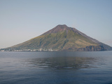 Stromboli Island with Stromboli Volcano, Eolian Islands, Italy, 2006 Photographic Print by Richard Roscoe