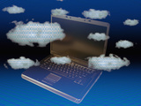 Cloud Computing Illustration Photographic Print by Carol & Mike Werner