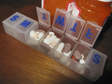 Daily Pill Reminder Containers with Medications Photographic Print by Carol & Mike Werner