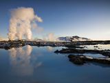 Svartsengi Geothermal Power Plant, Iceland Photographic Print by Skarphedinn Thrainsson