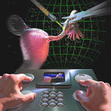 Futuristic Surgery, Removing a Growth from the Fallopian Tubes Photographic Print by Craig Zuckerman