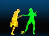 Soccer Players Photographic Print by Carol & Mike Werner