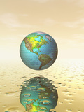 Global Digital Communication Photographic Print by Carol & Mike Werner