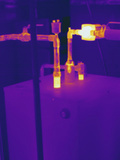Thermogram - Hot Water Pipes Photographic Print by  Scientifica