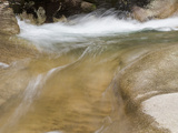 The Pemigewasset River Eroding Granite Bedrock, Franconia Notch State Park, New Hampshire, USA Photographic Print by  Scientifica