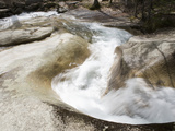 Water Erosion, the Pemigewasset River Eroding Granite Bedrock in Franconia Notch State Park Photographic Print by  Scientifica