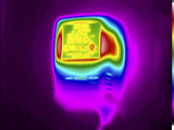 Thermogram of an Ac Adapter Photographic Print by  GIPhotoStock
