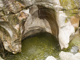 Water Erosion of and Potholes in Granite Rocks, Sculptured Rocks Natural Area, New Hampshire, USA Photographic Print by  Scientifica