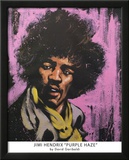 Purple Haze, Jimi Hendrix, Rhythm and Hue Poster by David Garibaldi