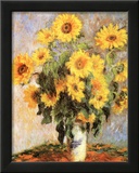 Sunflowers Prints by Claude Monet