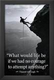 Vincent Van Gogh Life Courage Motivational Quote Archival Photo Poster Art