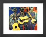 Three Folk Musicians, 1967 Art by Romare Bearden