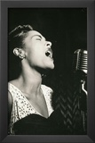 Billie Holiday Signing Archival Photo Music Poster Print Art