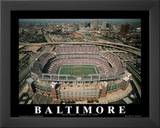 Baltimore Ravens First Game August 8, c.1998 Sports Art by Mike Smith