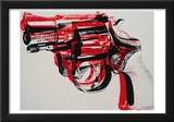 Gun, c.1981-82 (black and red on white) Prints by Andy Warhol