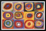 Farbstudie Quadrate, c.1913 Posters by Wassily Kandinsky