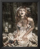 Vampire Girl Prints by Victoria Francés