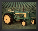 1957 John Deere Model 520 Tractor Art Poster Print Posters