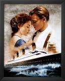 Titanic Movie Leonardo DiCaprio Kate Winslet Poster Print Prints