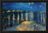 Vincent Van Gogh Starry Night Over the Rhone Art Print Poster Print