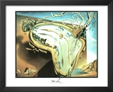 Salvador Dali Moment Of Explosion Art Print Poster Posters