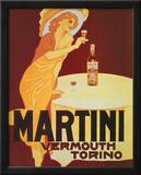 Martini Vermouth Torino Vintage Ad Art Print Poster Print