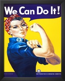 Nós podemos fazê-lo! (Rosie, a Rebitadeira) Posters por J. Howard Miller