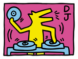 Pop Shop (DJ) Prints by Keith Haring
