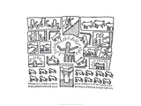 The Blueprint Drawings, 1990 Giclee Print by Keith Haring