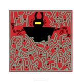 Untitled 1983 Reproduction procédé giclée par Keith Haring