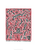 Fun Gallery Exhibition, 1983 Giclée-Druck von Keith Haring