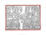 The Marriage of Heaven and Hell, 1984 Reproduction procédé giclée par Keith Haring