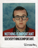 Nothing is Important Print by Keith Haring