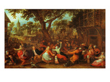 A Village Fair Reproduction procédé giclée par David Vinckboons