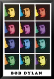 Bob Dylan Color Poster